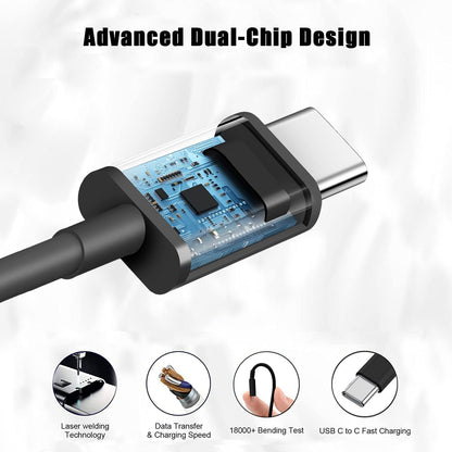 Buycharger TurboPower 68W Fast Charging Type-C Data Cable (Black)