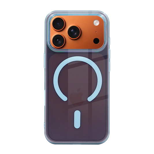 Energy Magnetic Protection Case Cover For Iphone 17 Pro Max (Blue)