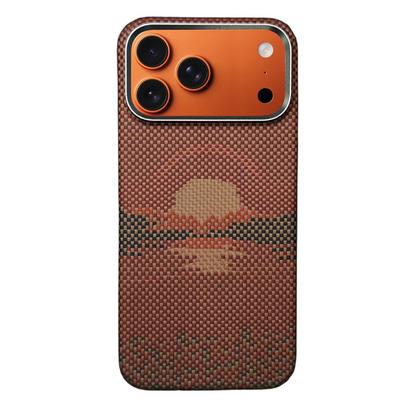 Woven Magnetic Protection Case Cover For Iphone 17 Pro Max
